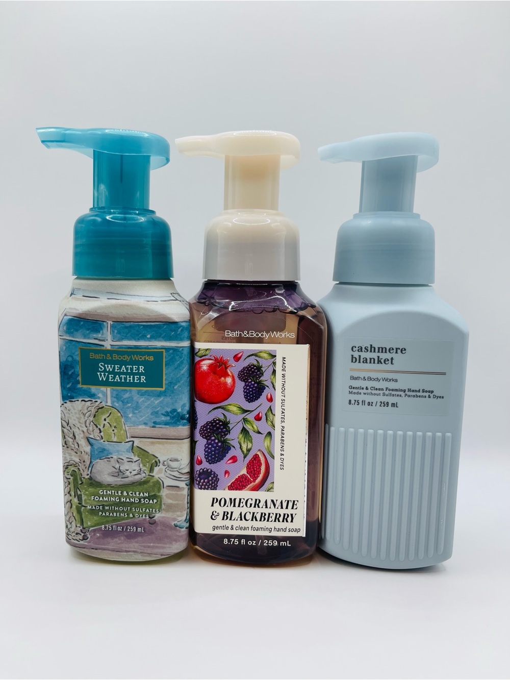 BBW WARM FALL Foaming Hand Soap Sweater Weather Cashmere Pom Berry | No Offers